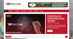 Desktop Screenshot of dontlink.com